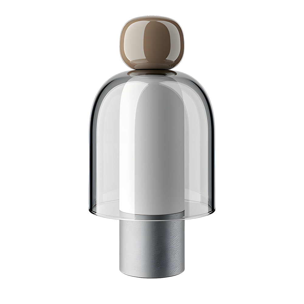 LumiGlass - Wireless LED Table Lamp with Dimmer and Rechargeable Battery