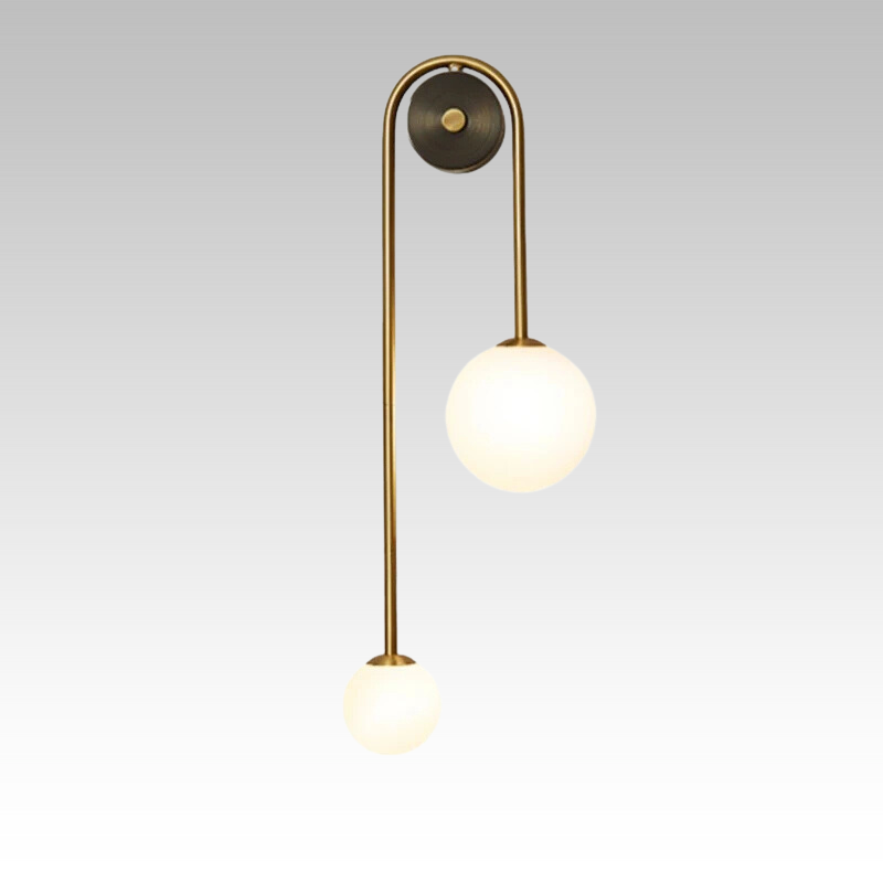 AuroraGlass Wall Lamp - Modern LED Lamp for Bedroom and Living Room