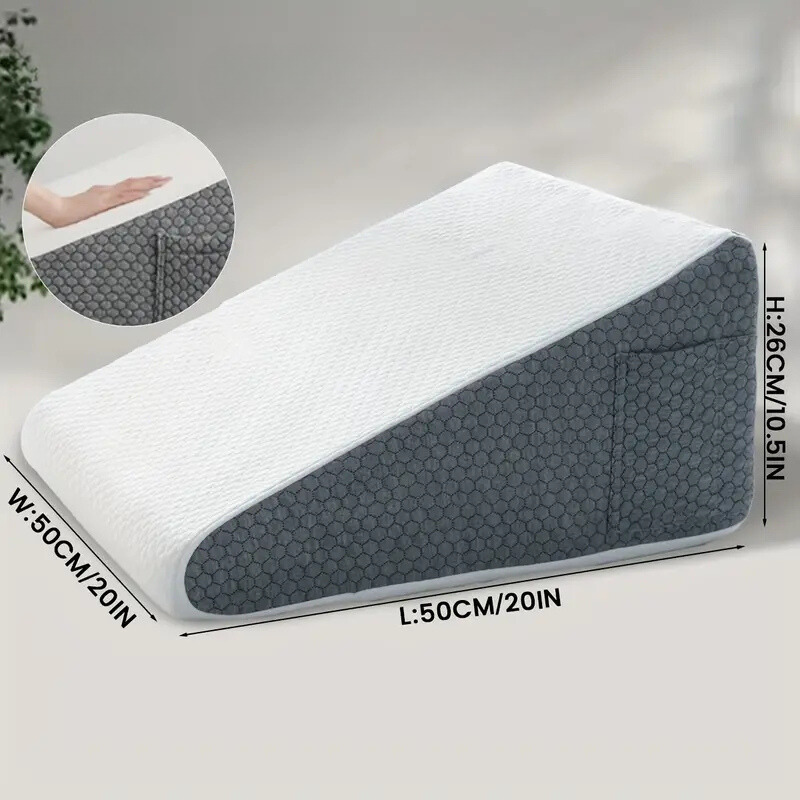 SleepAlign - Cooling Neck Roll Memory Foam Washable Cover