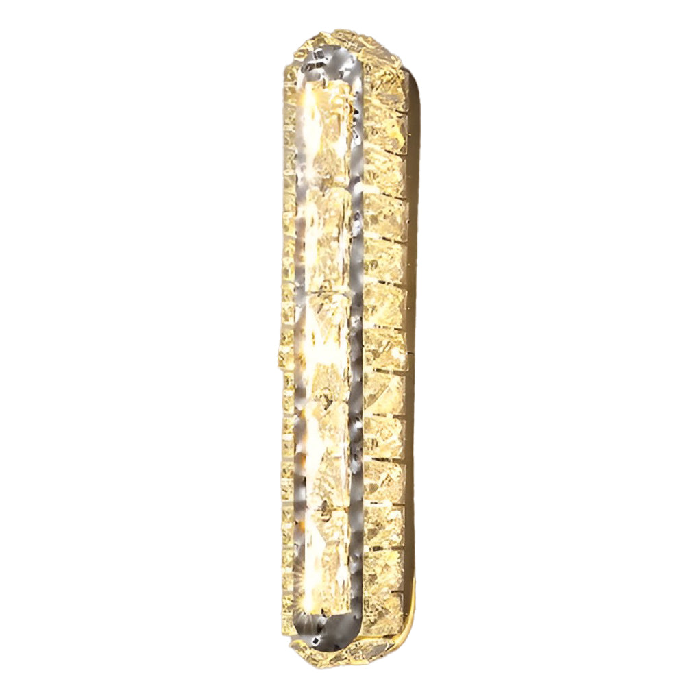 CrystalLux - Lampada da parete a cristalli LED doppia con funzione dimmerabile