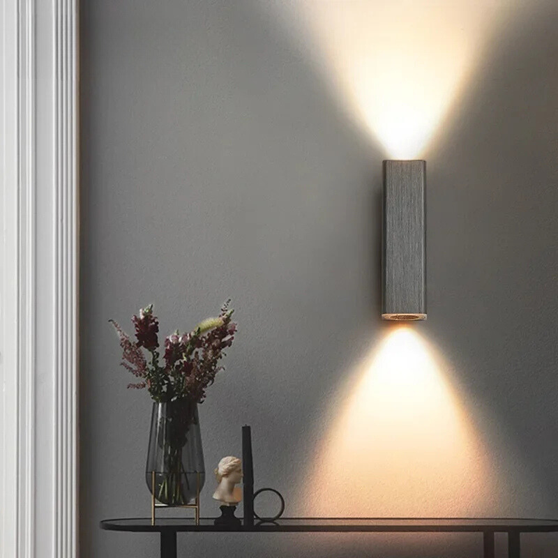 GlowLuxe - Lampada da parete LED moderna per camera da letto e corridoio