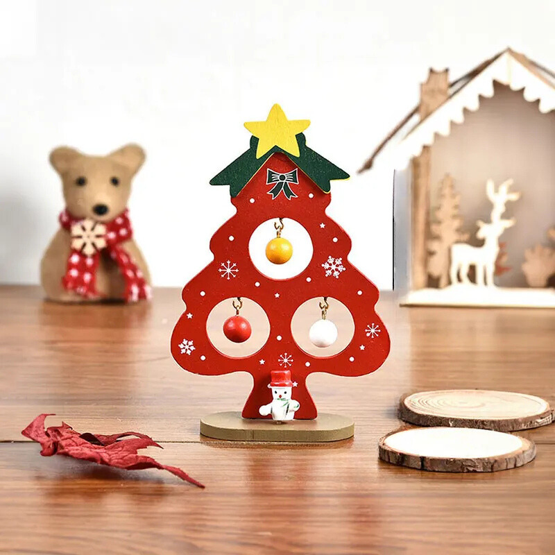 ElegantBoom - Wooden Christmas Decoration for Desk