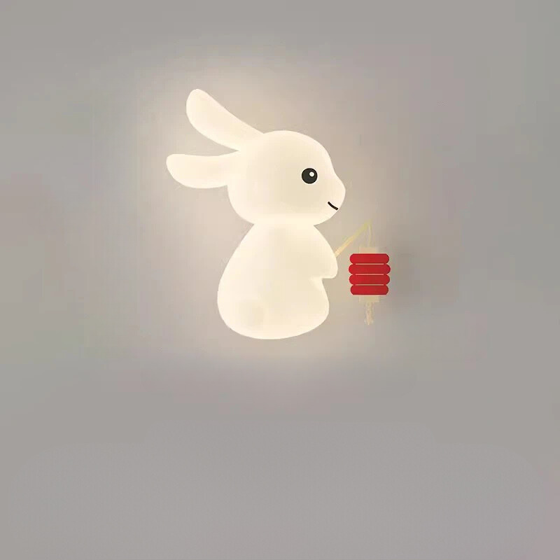 RabbitLight - Shady LED Rabbit Wall Lamp for Children's Rooms