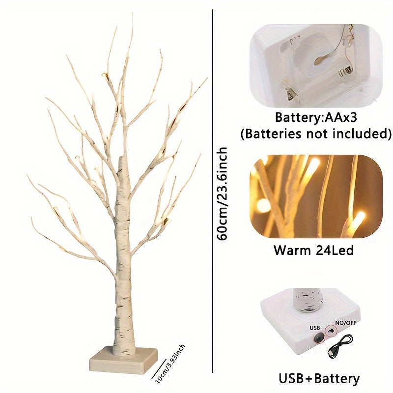 GlowTree - LED Chalkboard Tree with Adjustable Branches