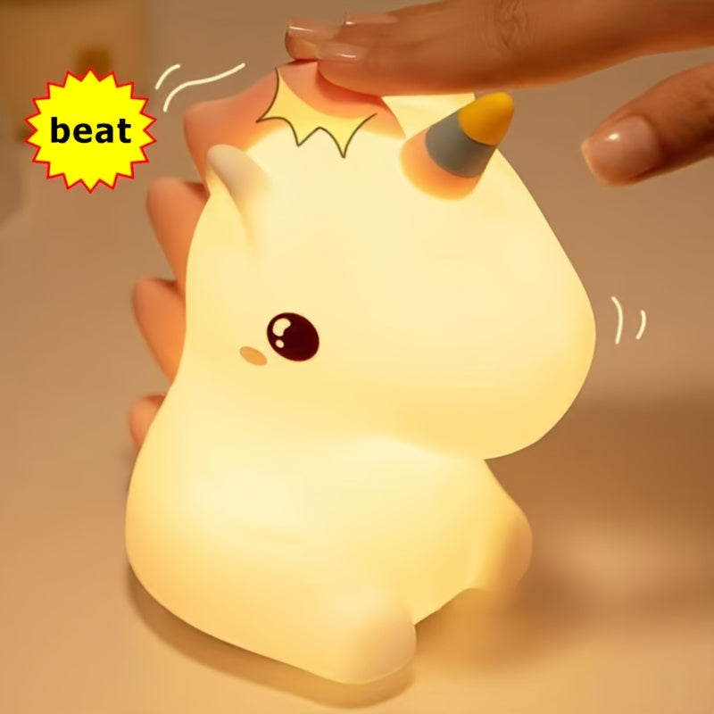 UnicornGlow - Warm Unicorn Night Light with 7 Colors and Eye Protection