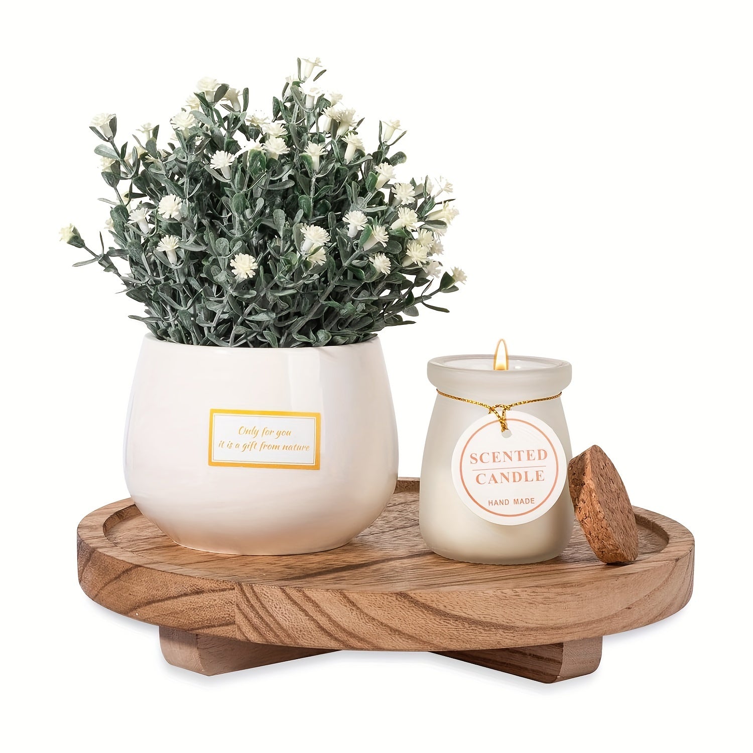 NatureBowl - Taça Redonda Natural de Madeira 22,86 cm