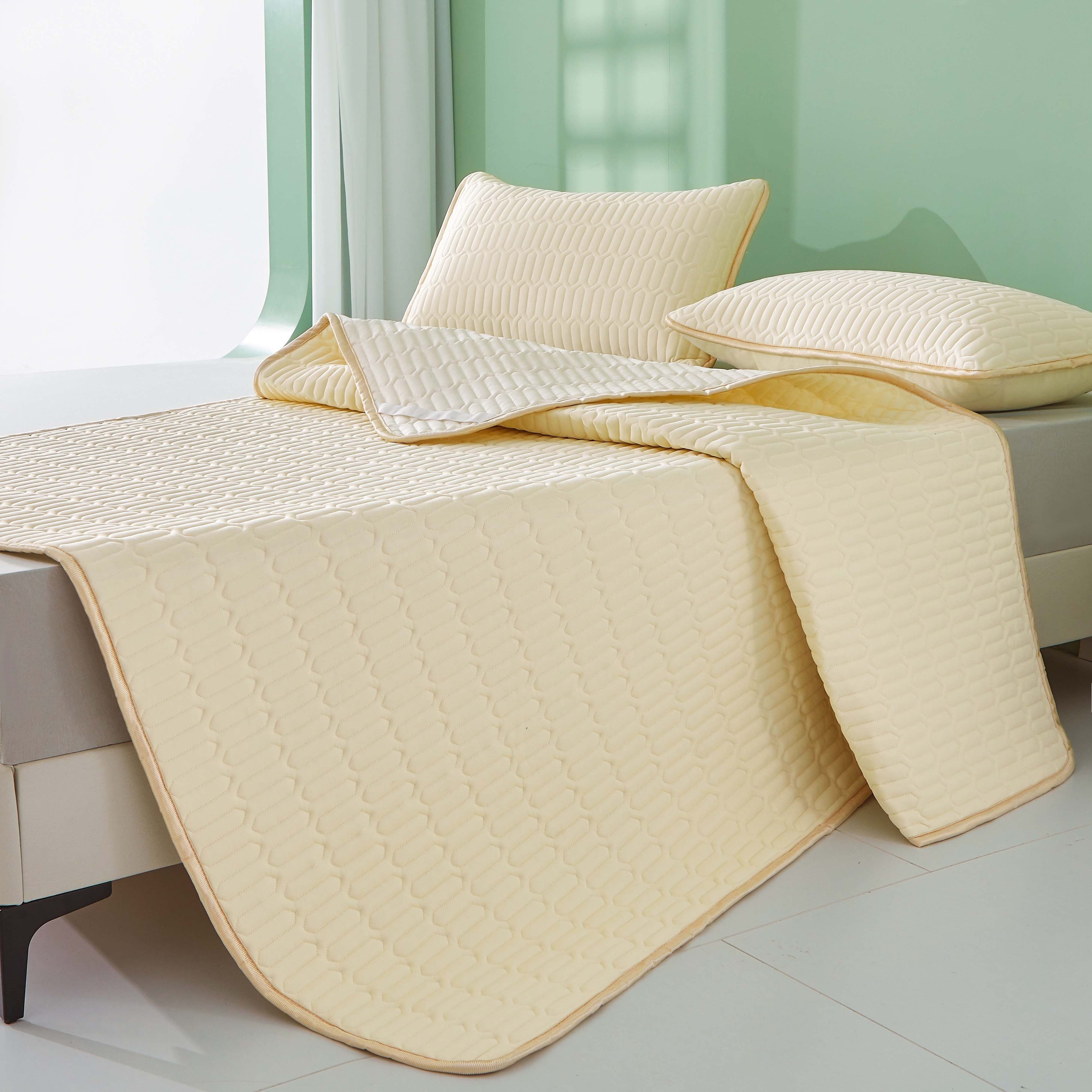 Tapete Fresco de Látex - Conjunto de 2/3 unidades de tapete fresco de látex de verão para quarto ou quarto de estudante, Respirável e Dobrável