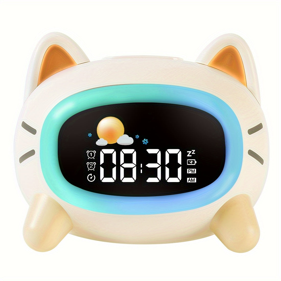 DreamClock - Sleep Training Alarm Clock with Night Light and White Noise