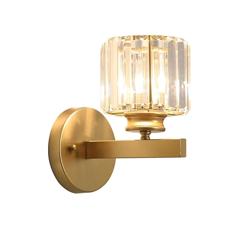 Lampada da parete LED Herbert Moderne - Interno - Nero - Camera da letto - Cristallo/Metallo