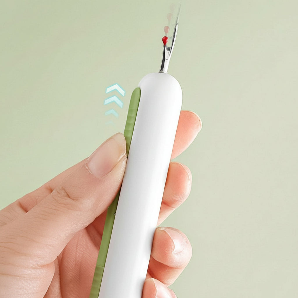 2-in-1 Needle Threader Seam Ripper Tool for Effortless Sewing 2