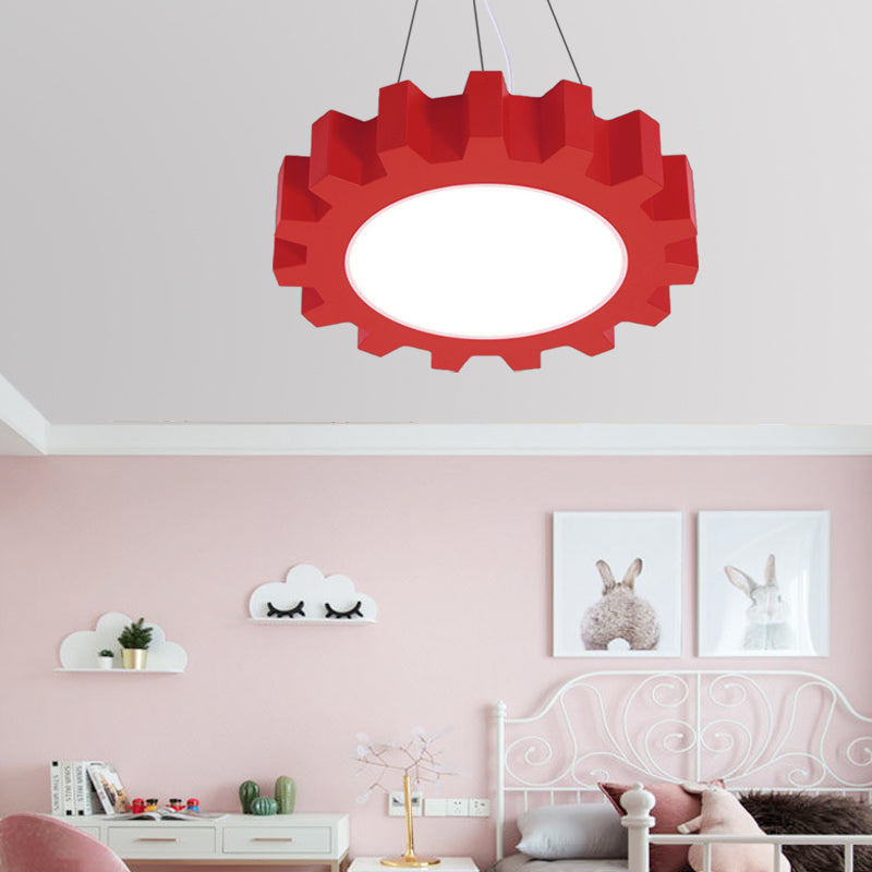 Candeeiro suspenso LED divertido para crianças - Acrílico e cores alegres