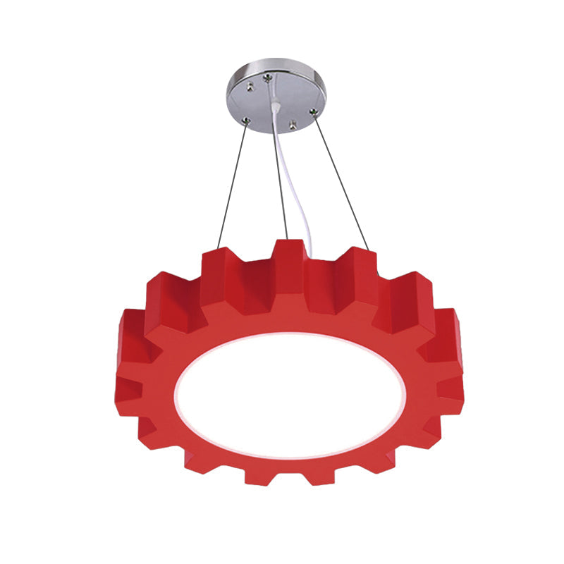Candeeiro suspenso LED divertido para crianças - Acrílico e cores alegres