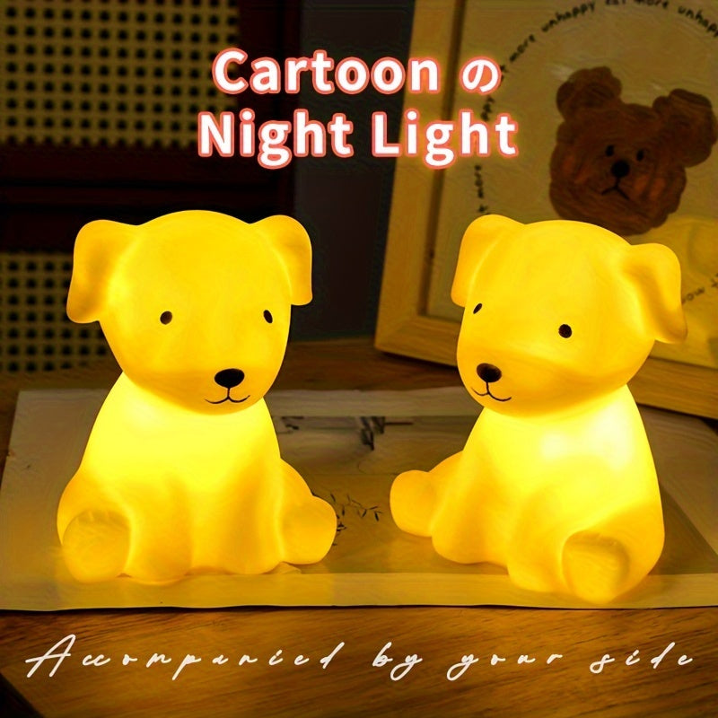 PuppyGlow - Cute Cartoon Dog Lamp with Warm Light for Room Decoration