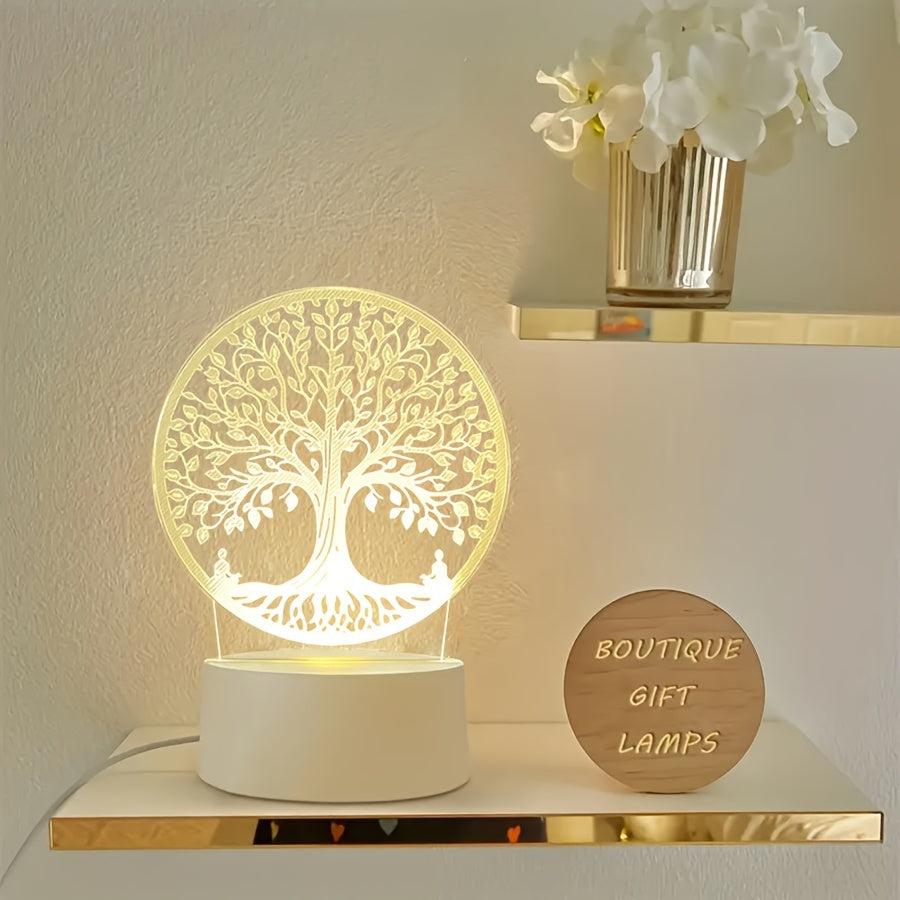 BoomLamp - 3D Acrylic Night Light USB-Powered