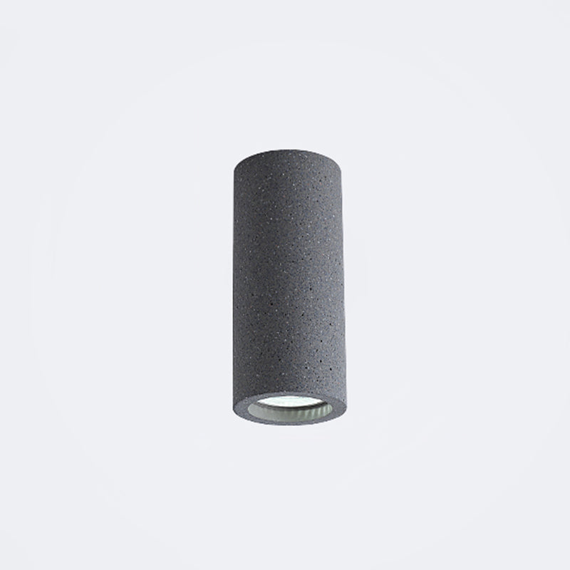 Lámpara de techo LED Cilindro de Cemento - Diseño Minimalista