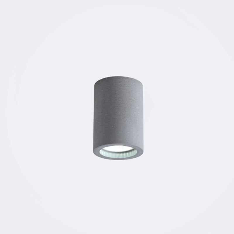 Lámpara de techo LED Cilindro de Cemento - Diseño Minimalista