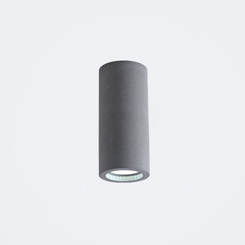 Lámpara de techo LED Cilindro de Cemento - Diseño Minimalista