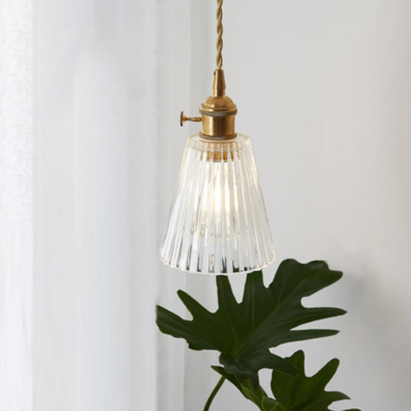 Refined Pendant Lamp - Light Glass Fixture for Restaurant