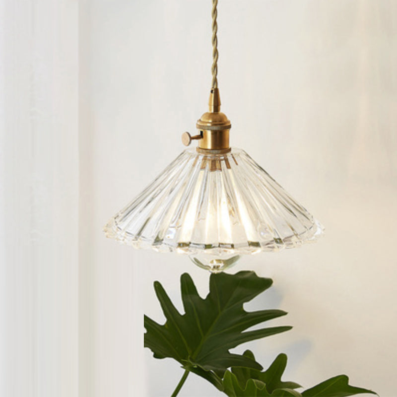 Refined Pendant Lamp - Light Glass Fixture for Restaurant