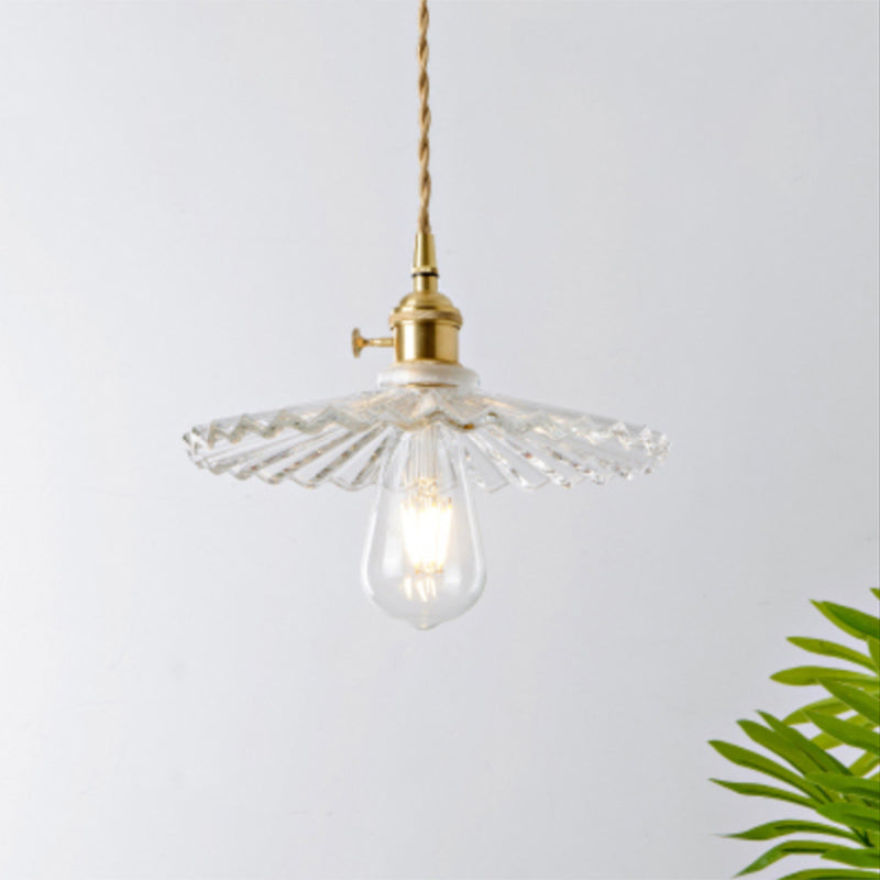 Refined Pendant Lamp - Light Glass Fixture for Restaurant