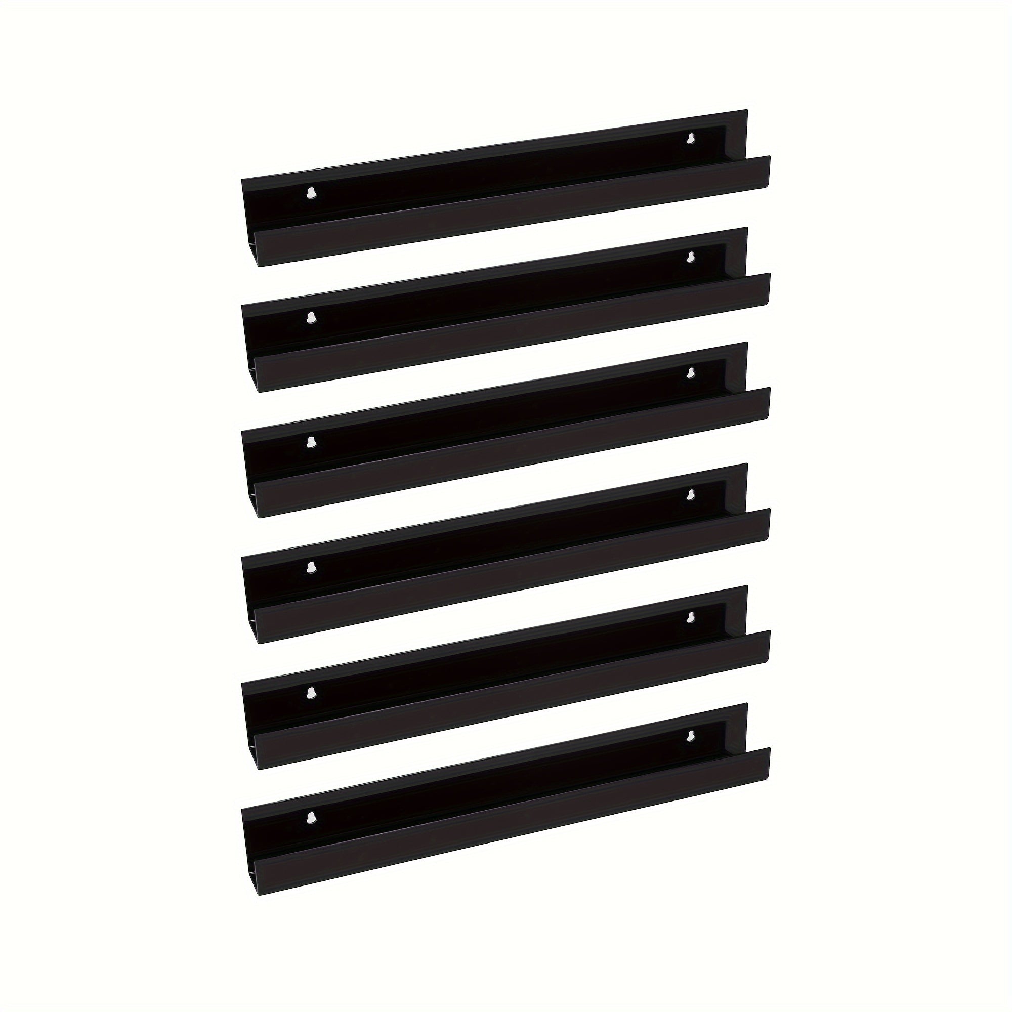 AcrylicClear - Floating Transparent Storage Shelves for Bedroom, Living Room & Bathroom