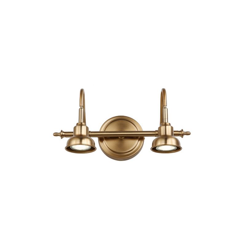 Lampada da Parete LED Ronde Vintage Aurora Oro Bagno/Camera da Letto Metallo 2/3/4 Lampade