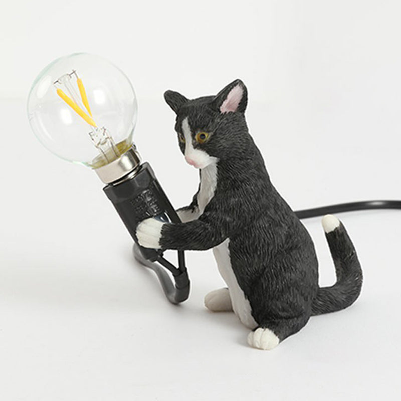 Lampada Notturna per Gattini - Lampada da Tavolo Decorativa per Cameretta Bambini