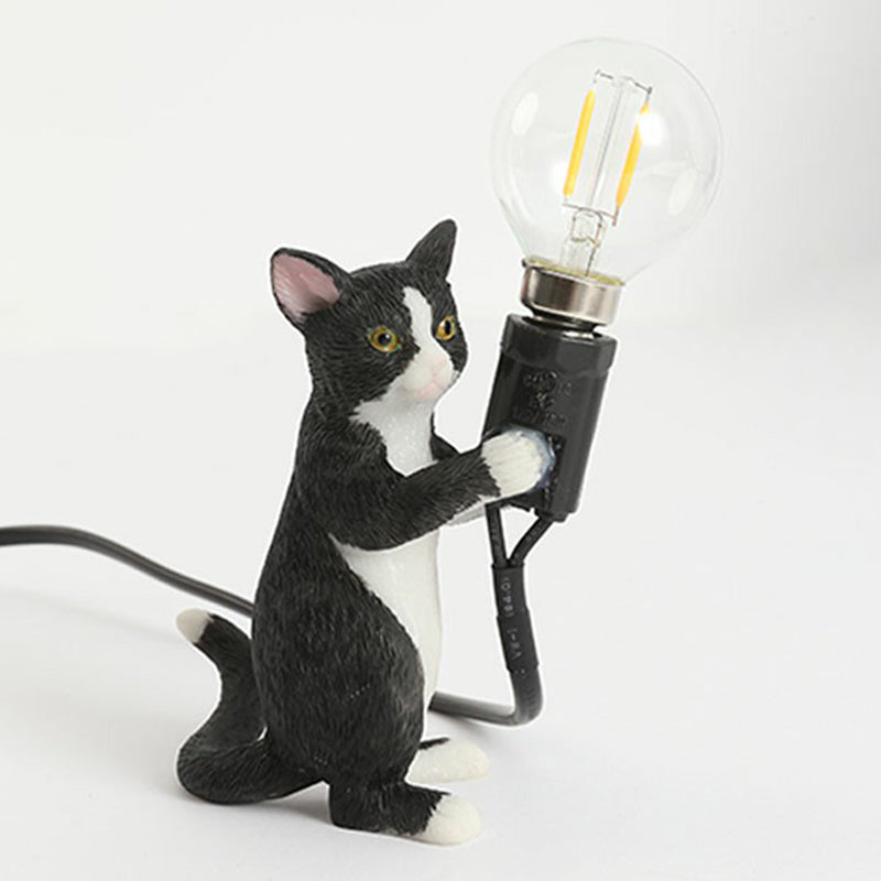 Lampada Notturna per Gattini - Lampada da Tavolo Decorativa per Cameretta Bambini