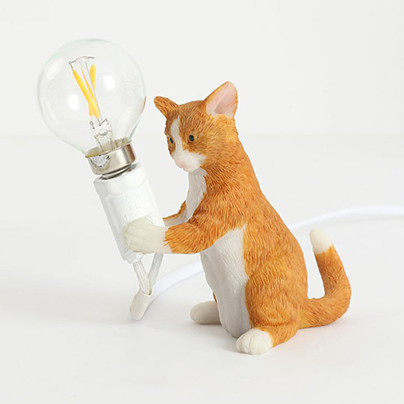 Lampada Notturna per Gattini - Lampada da Tavolo Decorativa per Cameretta Bambini