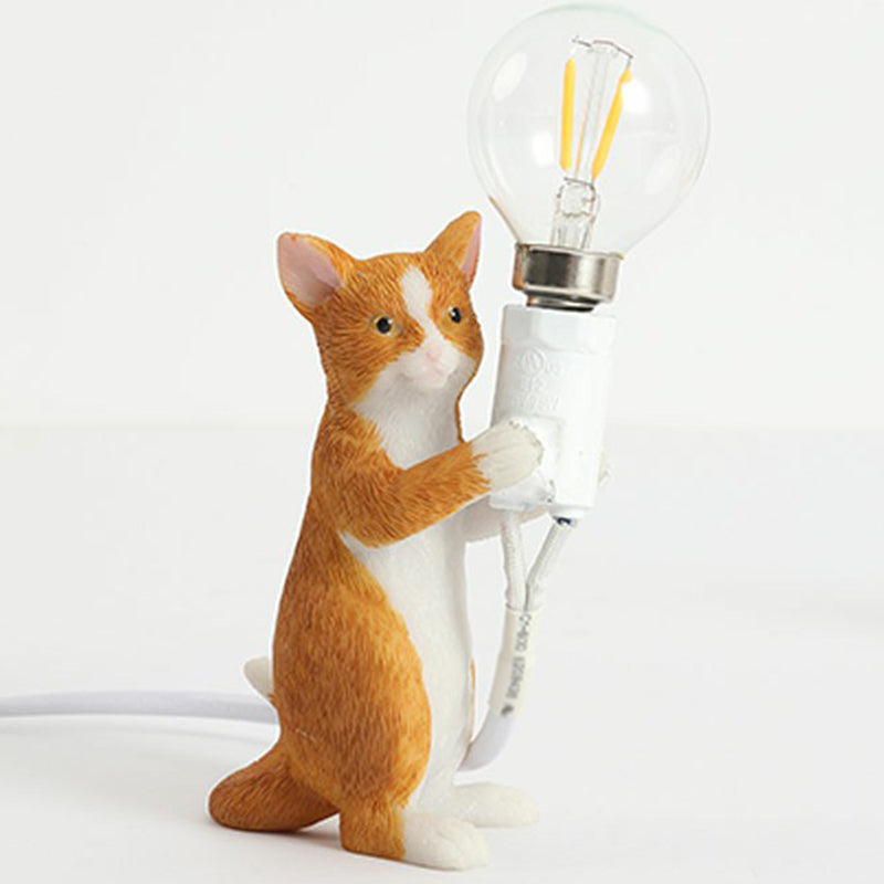 Lampada Notturna per Gattini - Lampada da Tavolo Decorativa per Cameretta Bambini