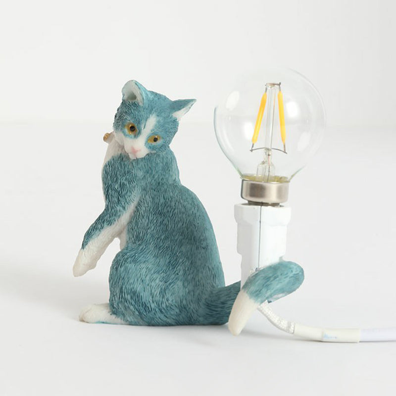 Lampada Notturna per Gattini - Lampada da Tavolo Decorativa per Cameretta Bambini
