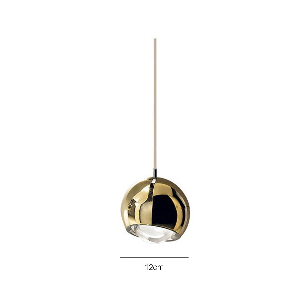 Lámpara colgante LED con bola de espejo medieval