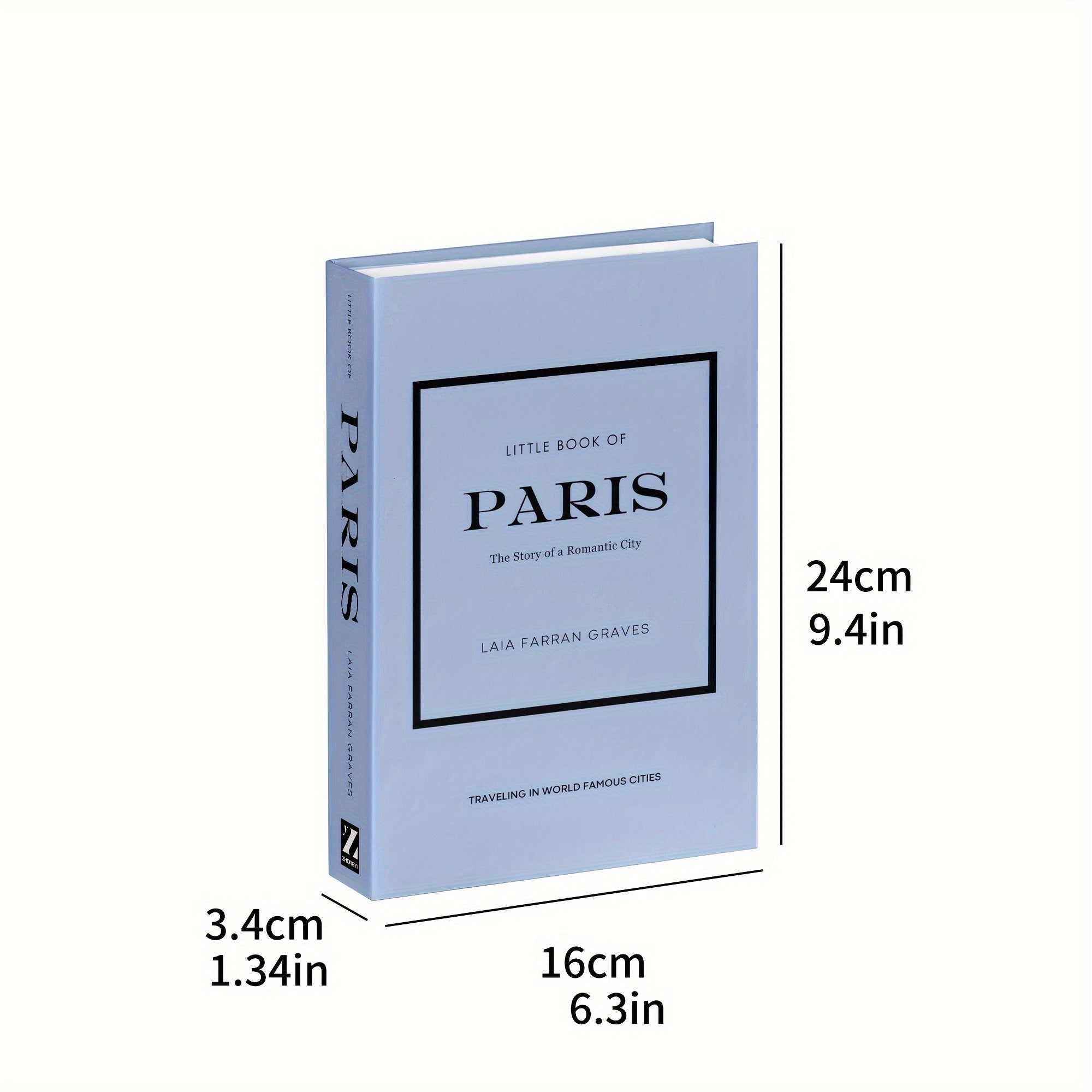 Classic Boekensteun Set met 3 Faux Boeken - Elegante Plankdecoratie