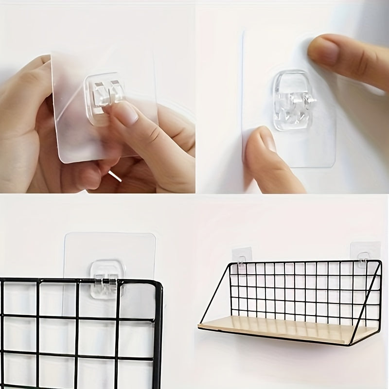 IronRack - Metal Floating Shelf - Hanging Storage Rack for Bathroom and Living Room