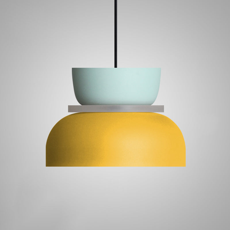 Lampada a sospensione moderna colorata stile Macaron LED