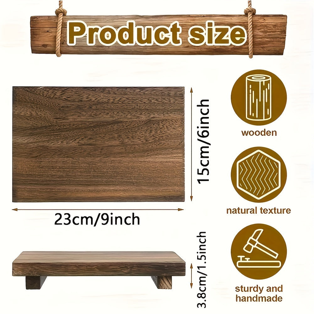 WoodCounter - Wooden Washbasin Top for Bathroom & Decor | Rustic Organizer