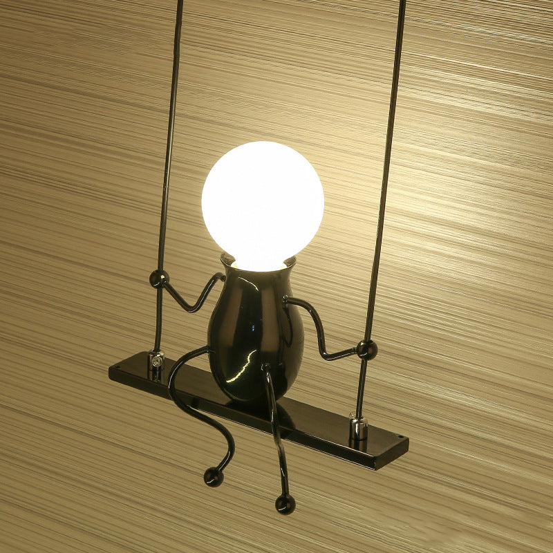 SwingDesign - Lampada da parete moderna con figura oscillante
