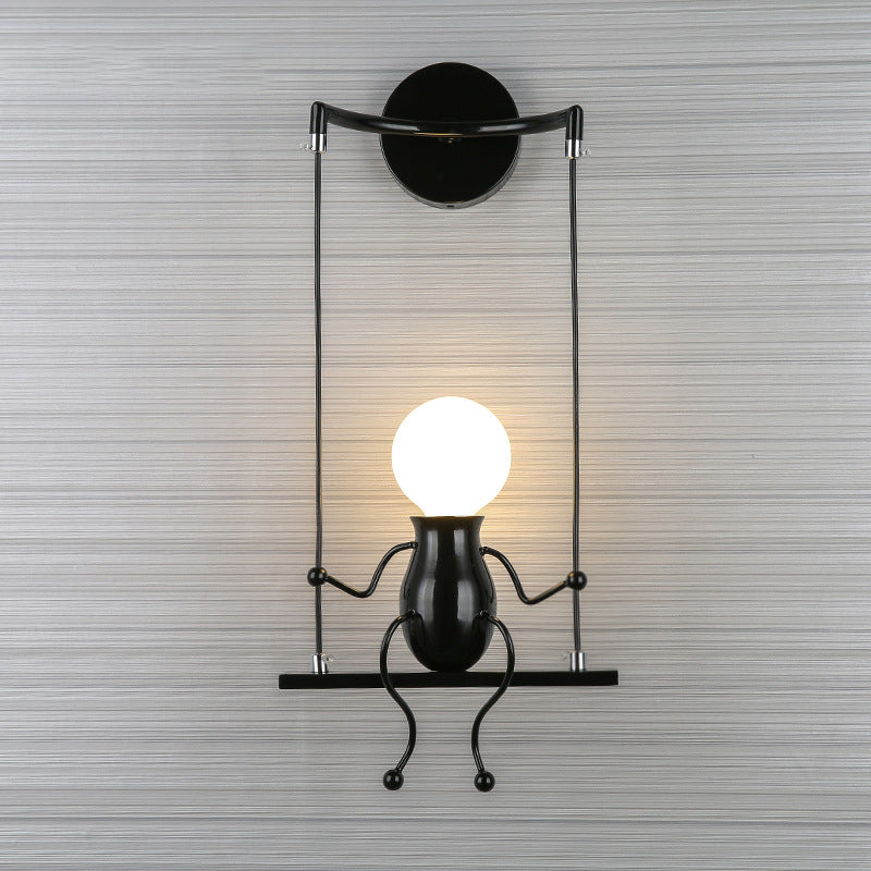 SwingDesign - Lampada da parete moderna con figura oscillante