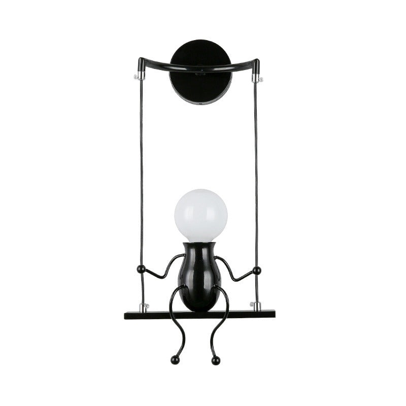 SwingDesign - Lampada da parete moderna con figura oscillante