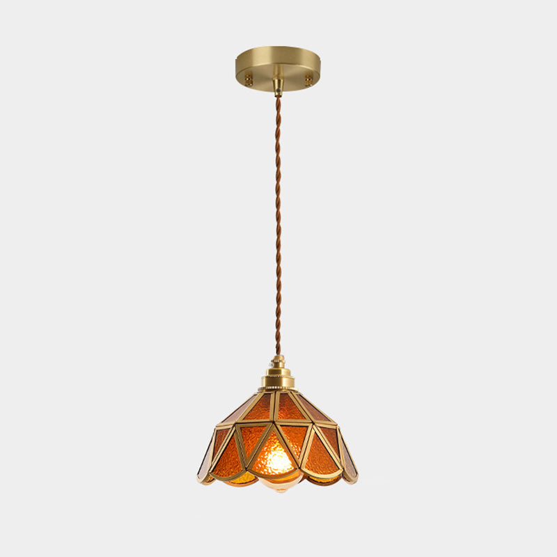 Lampada a sospensione stile Tiffany Frost