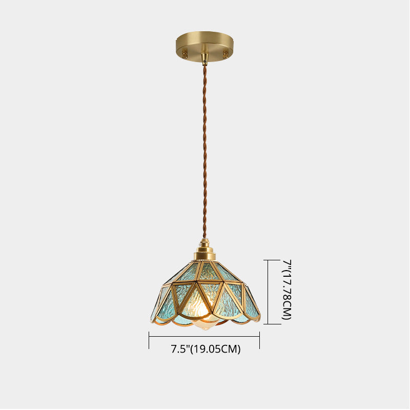 Lampada a sospensione stile Tiffany Frost