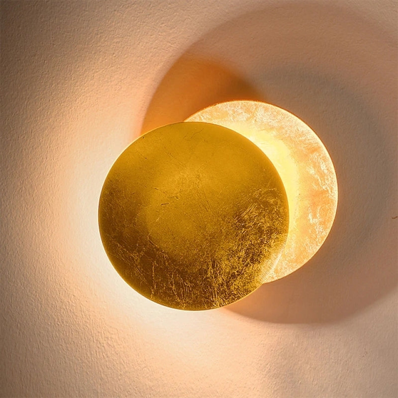 Lampada da parete LED Elif - Oro/Rosso Bronzo Metallo