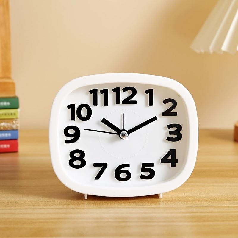 TimeSquare - Sveglia quadrata compatta con design 3D