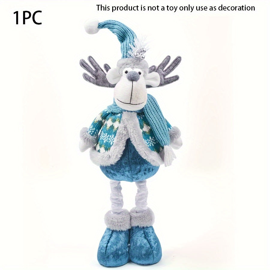 FestiveStyle - Large Christmas Decoration Set (Santa Claus, Reindeer, Snowman & Gnome)