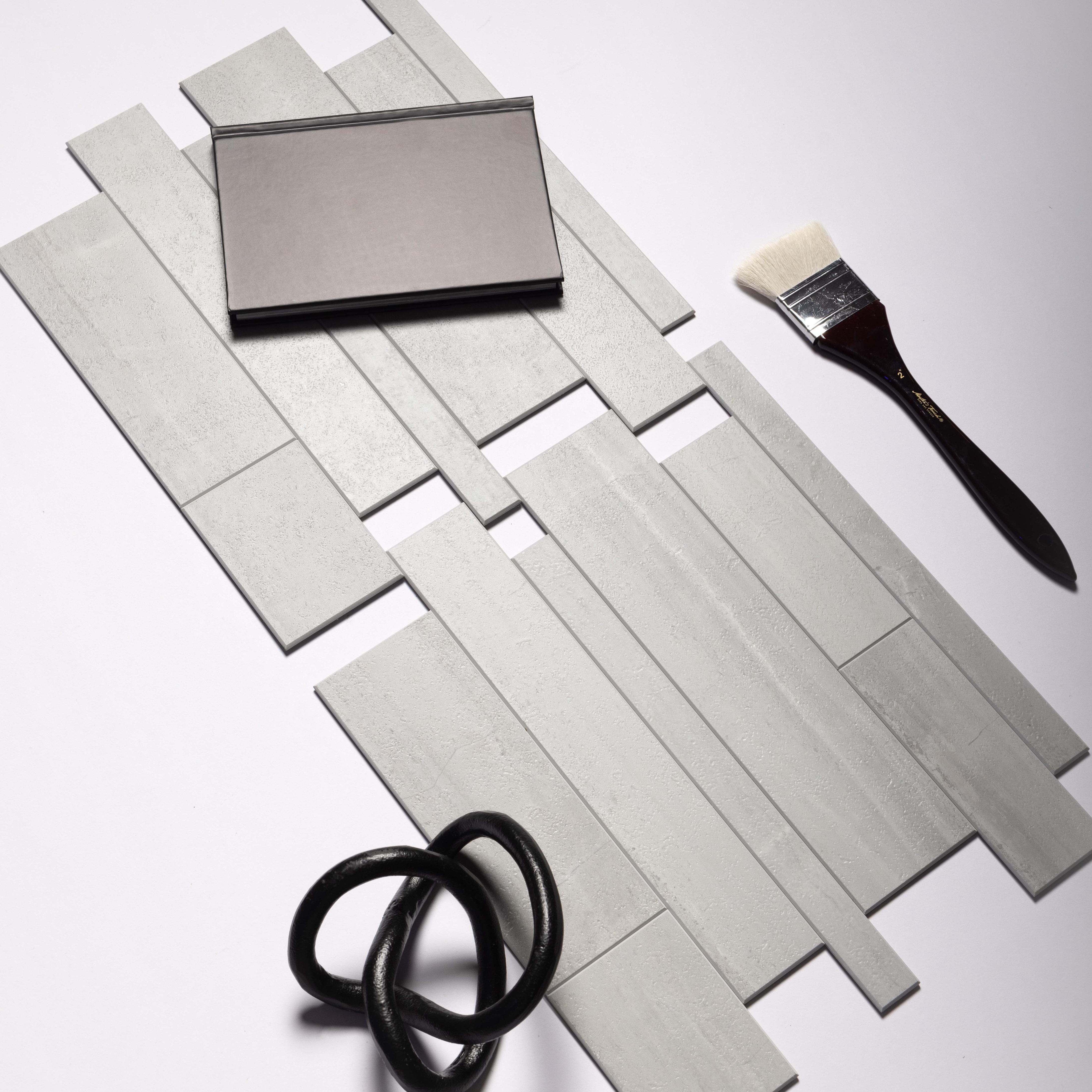 Modernas baldosas de pared rectangulares autoadhesivas 10 piezas