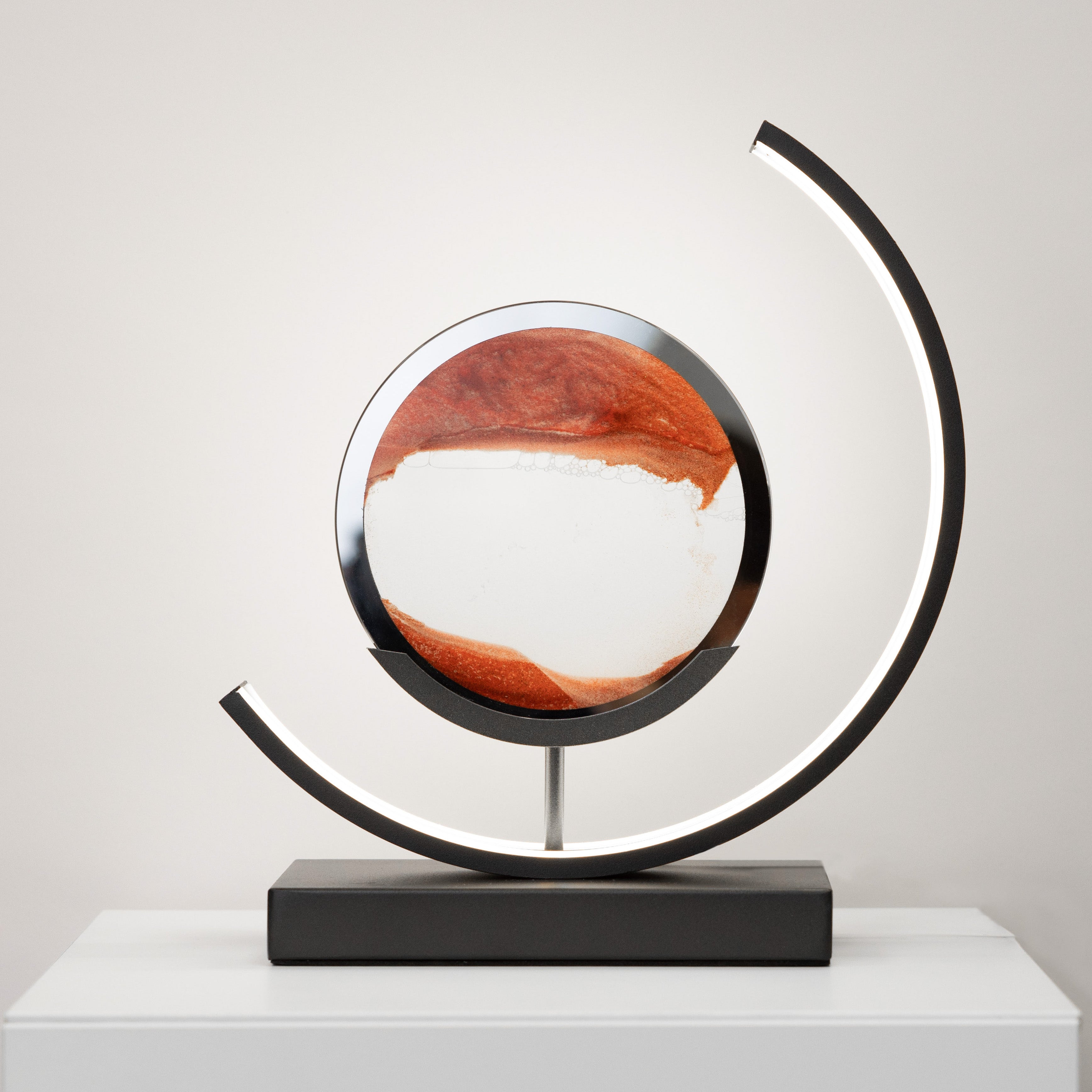 ChicGlimmer - Lámpara de reloj de arena minimalista