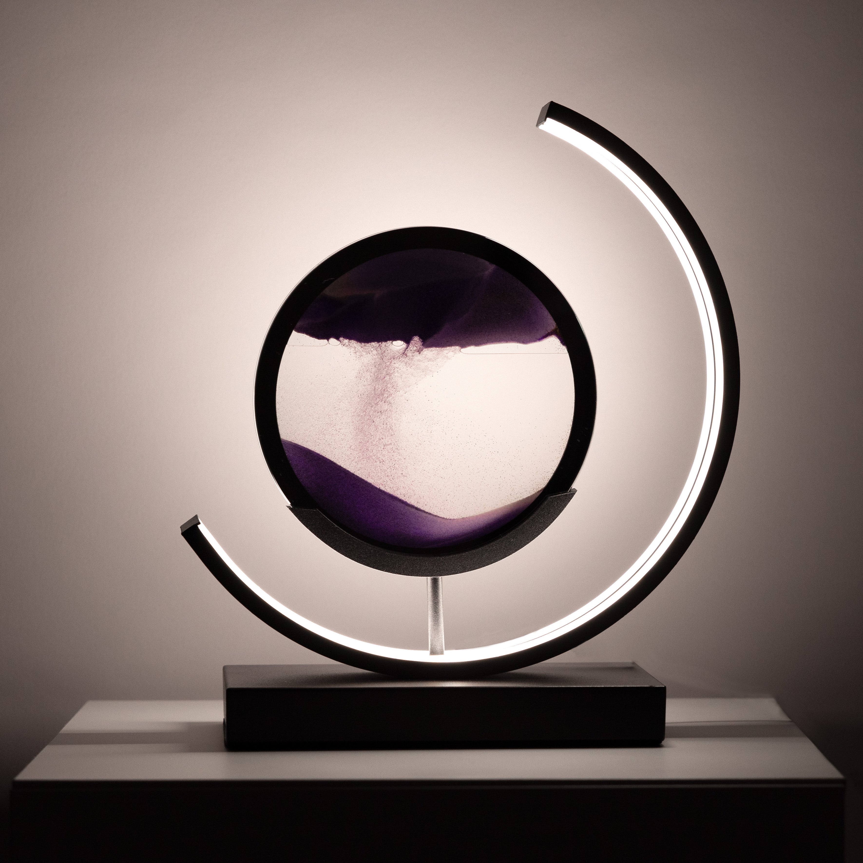 ChicGlimmer - Lámpara de reloj de arena minimalista