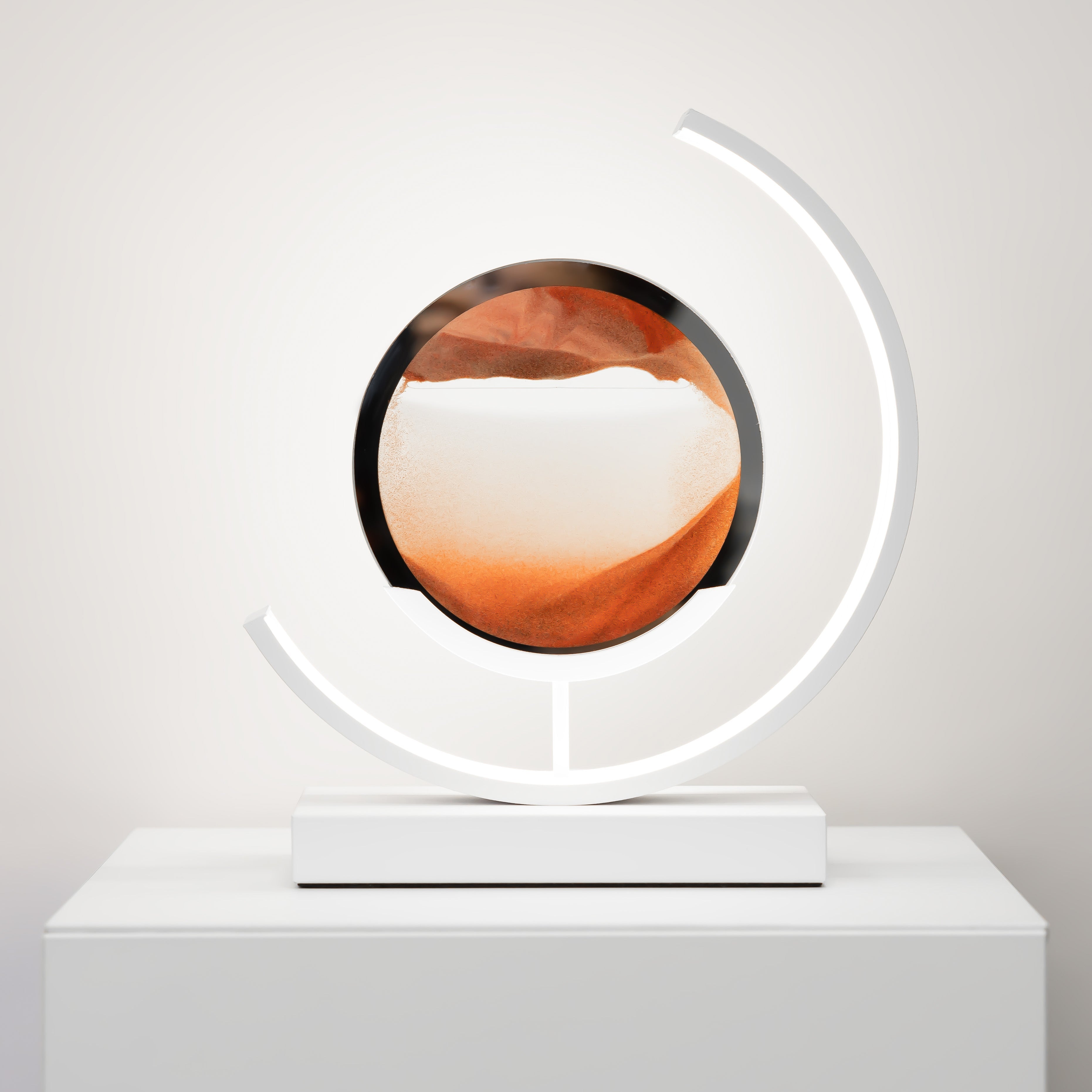 ChicGlimmer - Lámpara de reloj de arena minimalista