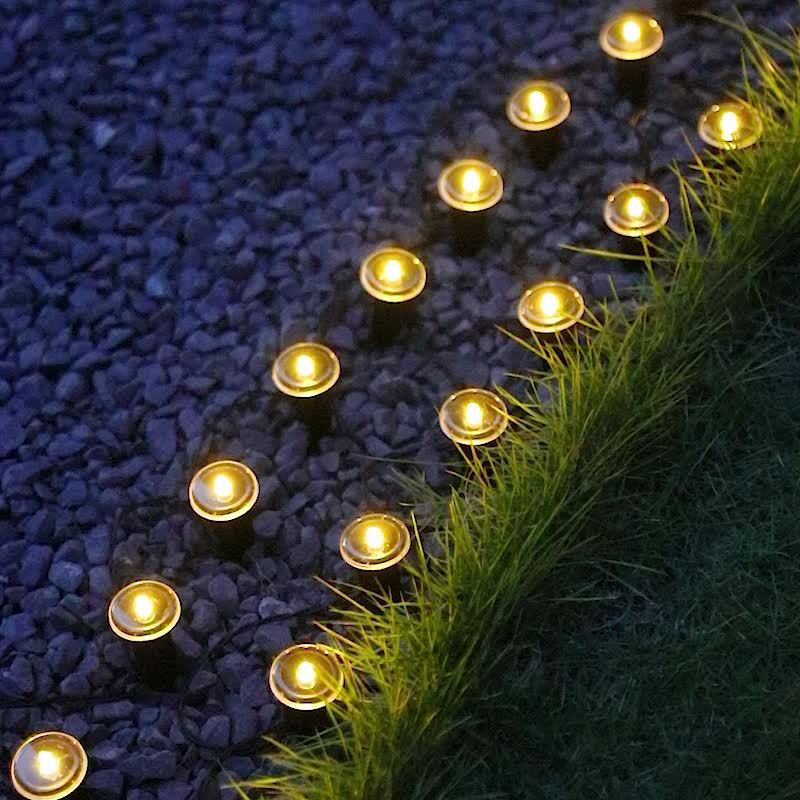 SolarPath - Iluminação Exterior LED Solar para Jardim e Caminho