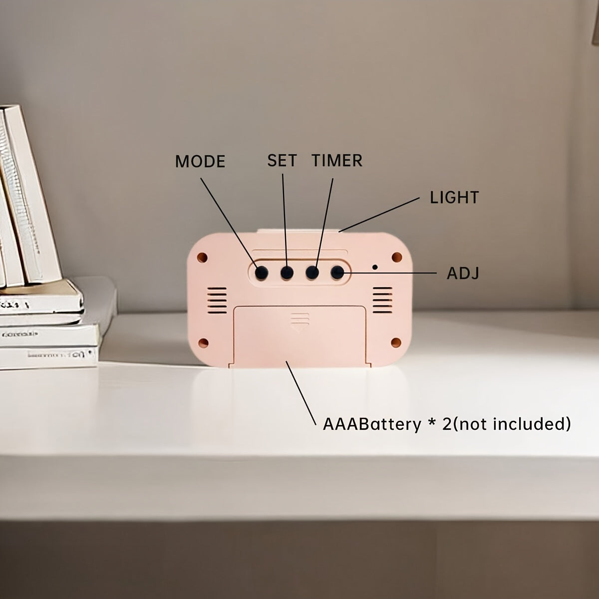 GlowClock - Digital Alarm Clock with Date and Light Display
